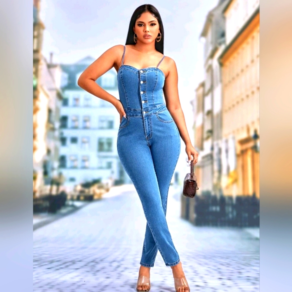 🚨 Sale 🚨 Women's Premium Denim Jumpsuit